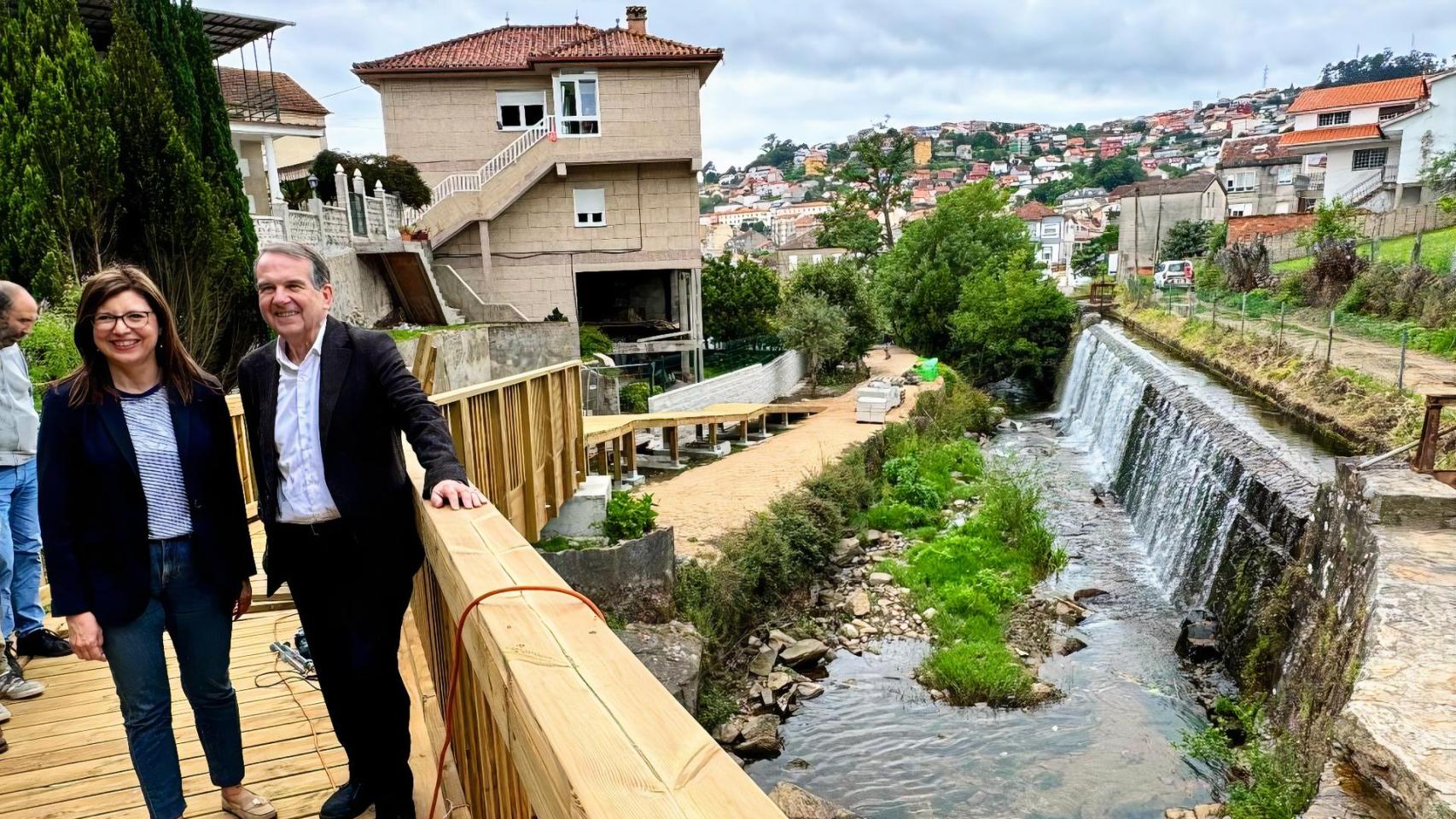 Abel Caballero y María Xosé Caride visitan las obras en el Lagares.