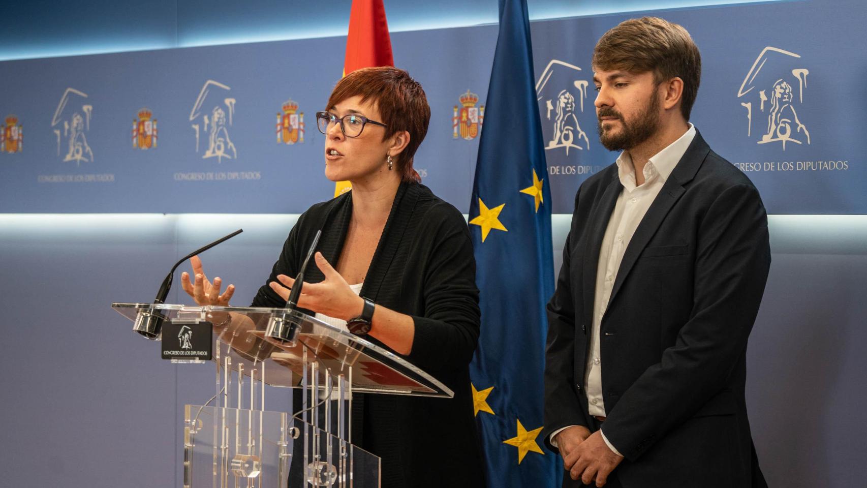 Micó e Ibáñez en una imagen de archivo en el Congreso de los Diputados