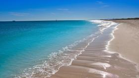 Playa de Pinedo, en Valencia.