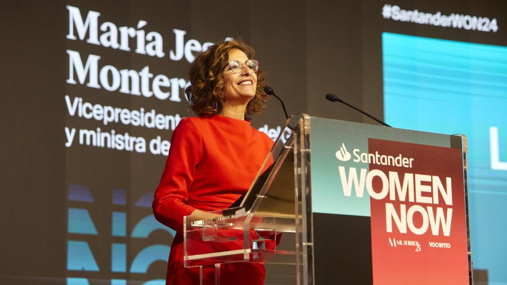 María Jesús Montero, en su intervención en el Santander WomenNOW.