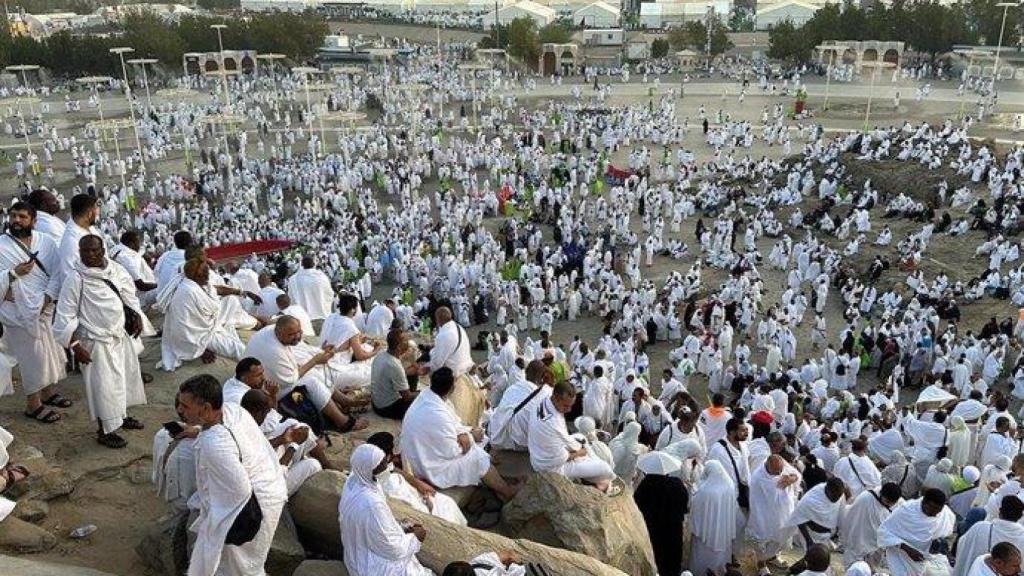 MIles de musulmanes en la peregrinación a La Meca, en Arabia Saudí.