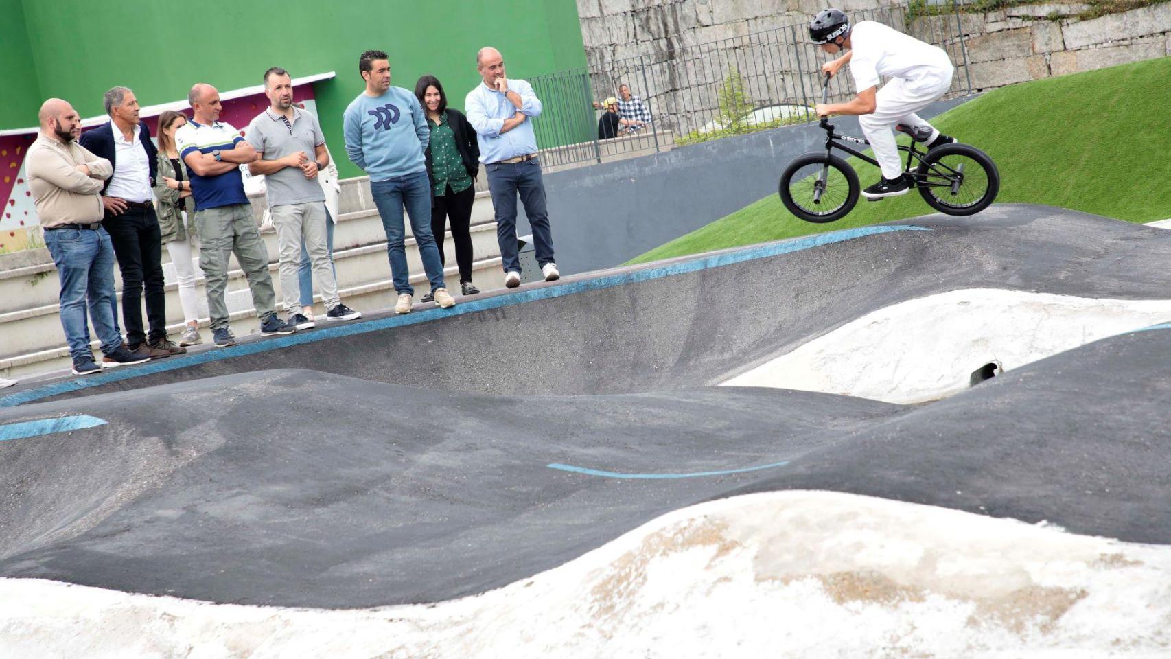 Pista de 'pump track' de Mondariz.