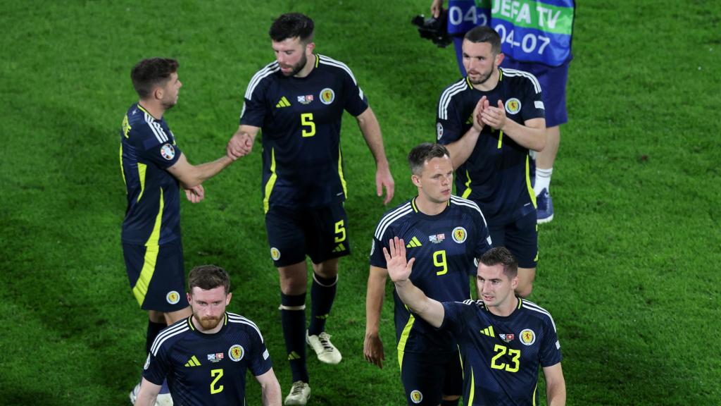 La selección de Escocia durante la Eurocopa