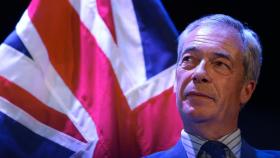 El líder del partido Reform UK Nigel Farage,