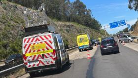 Imagen de uno de los accidentes en la VG-20.