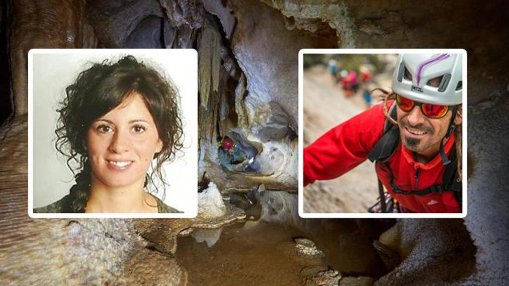 Paloma Bombín y Alfonso Urrutia, los dos espeleólogos desaparecidos en la cueva de Soba (Cantabria)