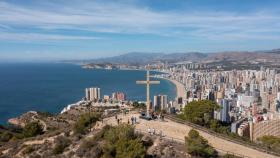 Vista aérea de Benidorm (Alicante), en una imagen de Shutterstock.