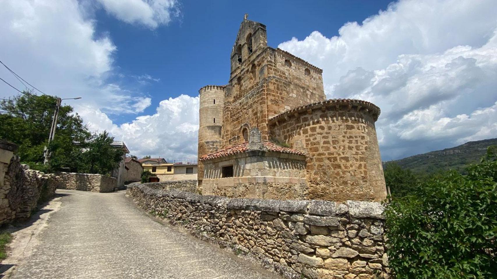 La iglesia de San Salvador de Escaño, en la provincia de Burgos