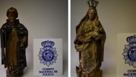 Ocho años después se resuelve el robo de dos obras de arte sacro en un pueblo de Palencia: valor 30.000 euros