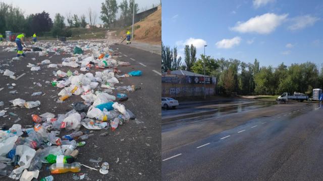 El antes y el después de la Ciudad Deportiva en Zamora tras la noche de San Juan