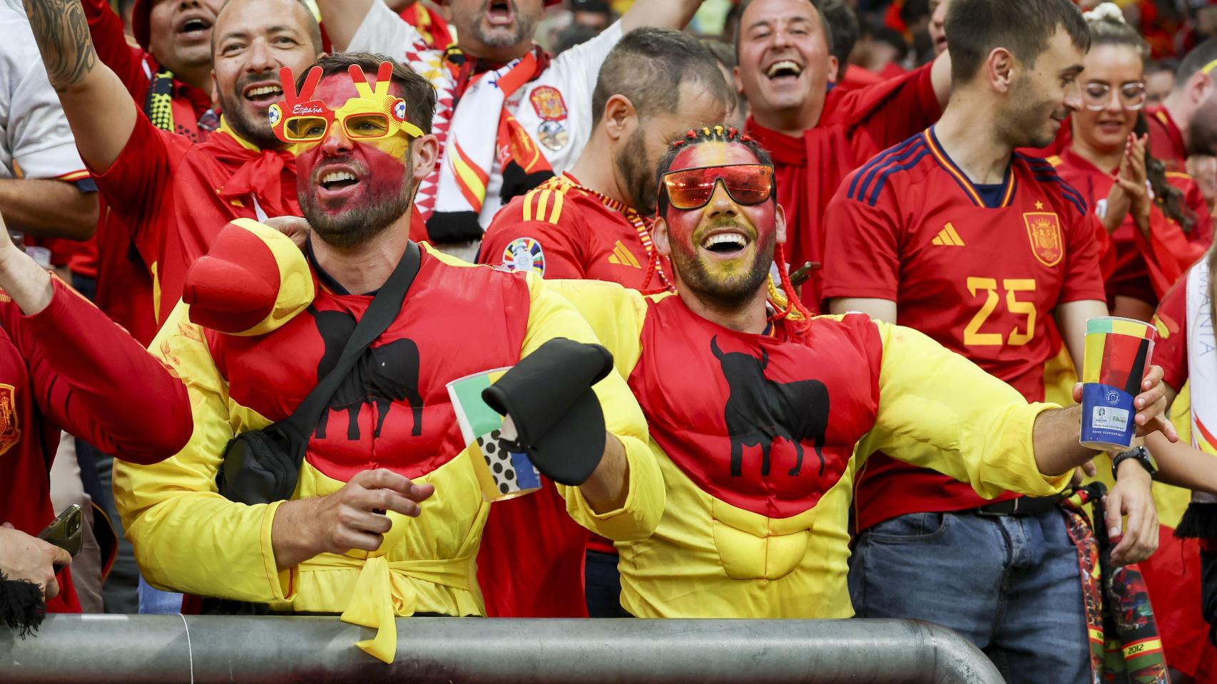 La afición española en Alemania durante la Euro2024