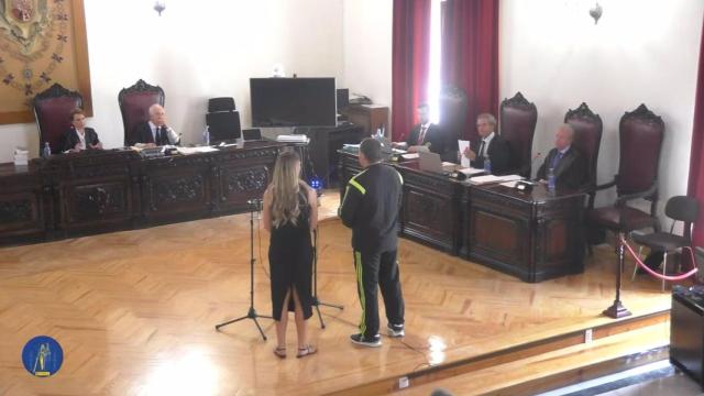 El acusado testificando. Foto: Audiencia Provincial de Toledo.