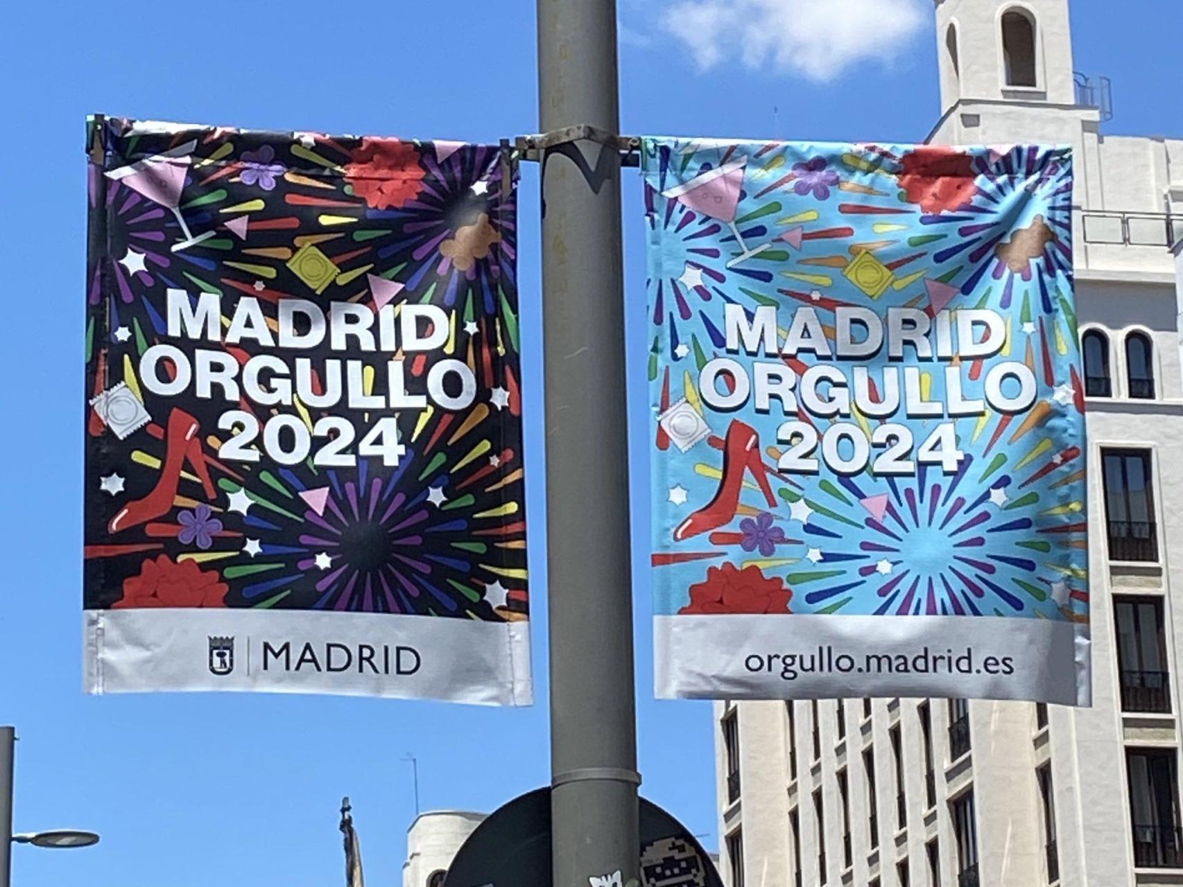 Polémica por el cartel del Orgullo 2024 con condones, tacones y sin su  bandera: 