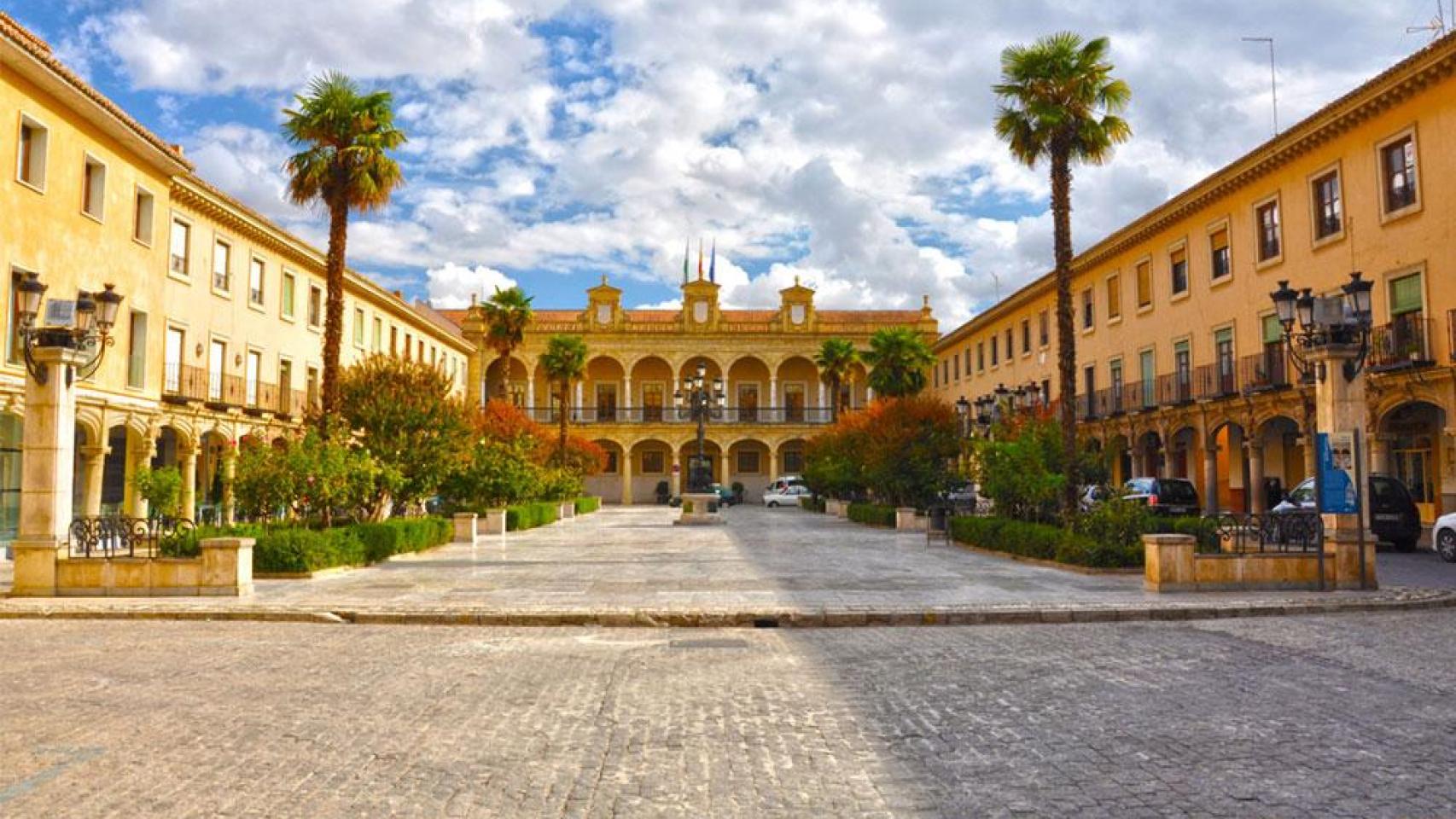 Plaza de la Constitución de Guadix, Granada.