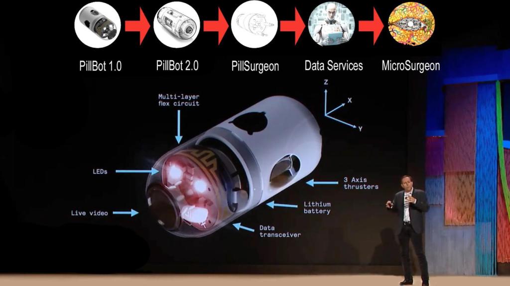 Una presentación del futuro de PillBot a cargo de Alex Luebke, CTO de Endiatx