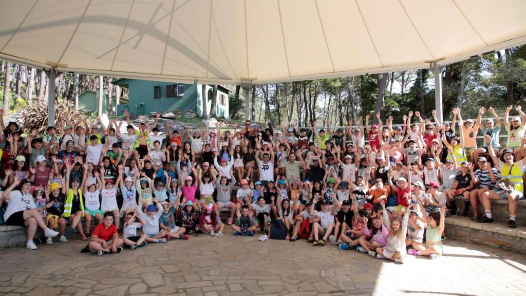 Campamento de verano de la Diputación de Pontevedra.