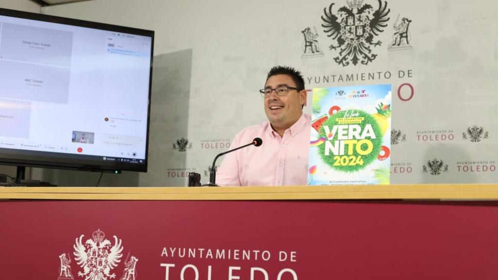 Vicente García Toledano, concejal de Festejos y Juventud en el Ayuntamiento de Toledo.