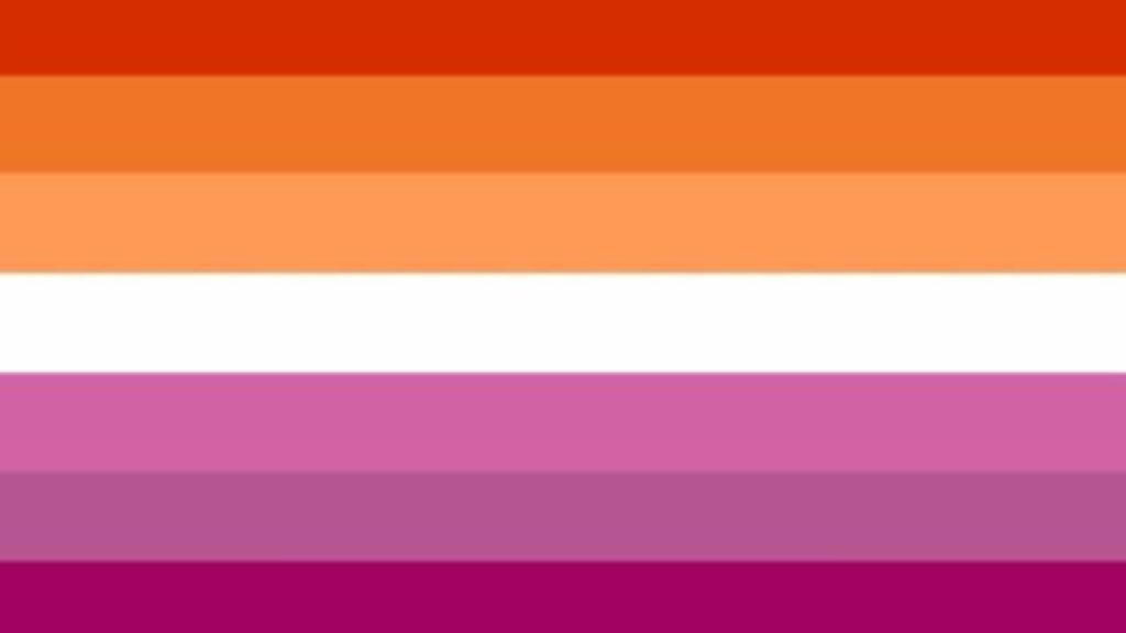 Bandera lésbica.