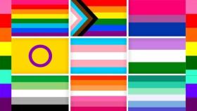 Banderas LGBTIQA+.
