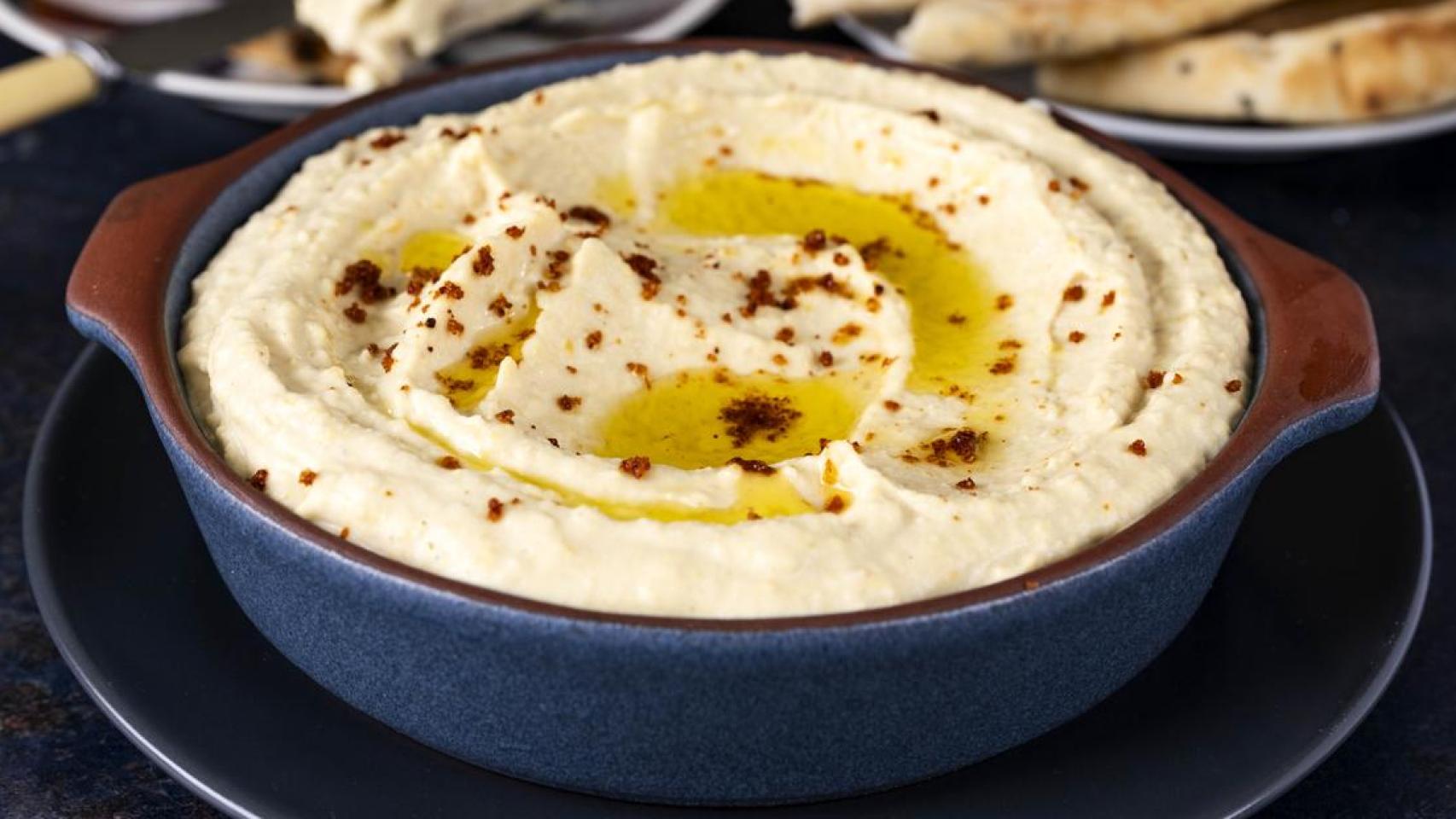 Hummus de garbanzos.