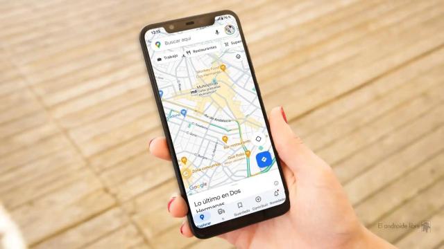 Google Maps en un smartphone