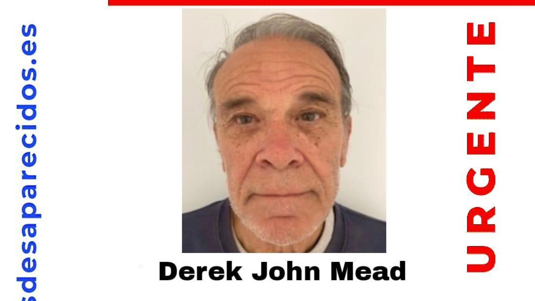 Derek John Mead, desaparecido en Mijas.