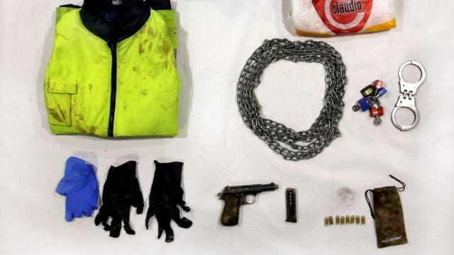 Objetos que se encontraron en la investigación. Foto: Guardia Civil