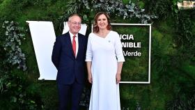 La alcaldesa de Valencia, María José Catalá, en la inauguración este martes de la cumbre climática. EE