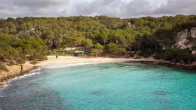 Playa de Macarella, en Menorca.