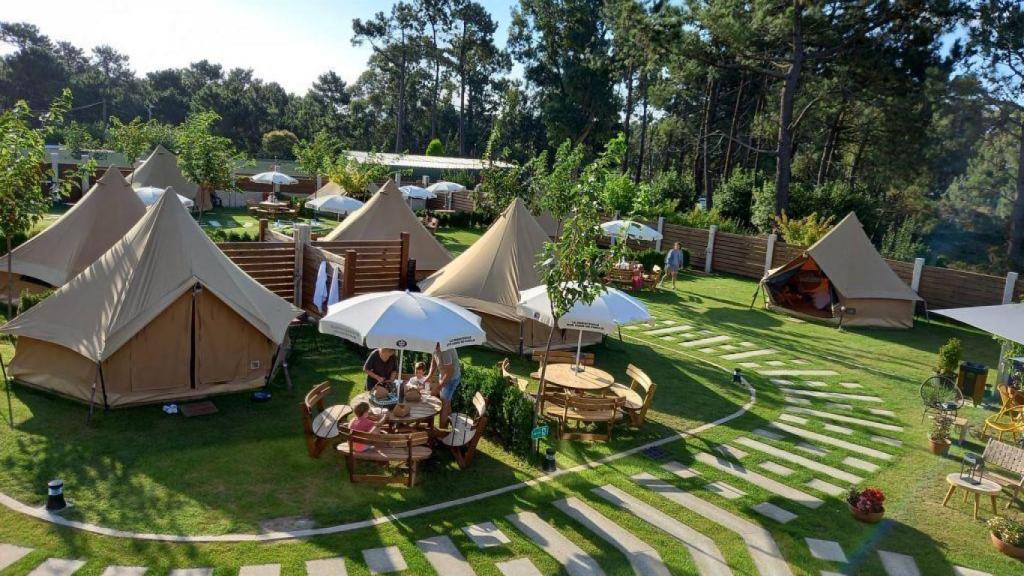 Glamping Illa de Arousa, Rías Baixas.