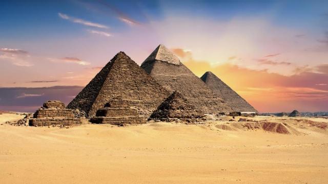 La Gran Pirámide de Guiza en Egipto.