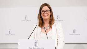 Esther Padilla, consejera portavoz del Gobierno de Castilla-La Mancha, en una imagen de archivo.