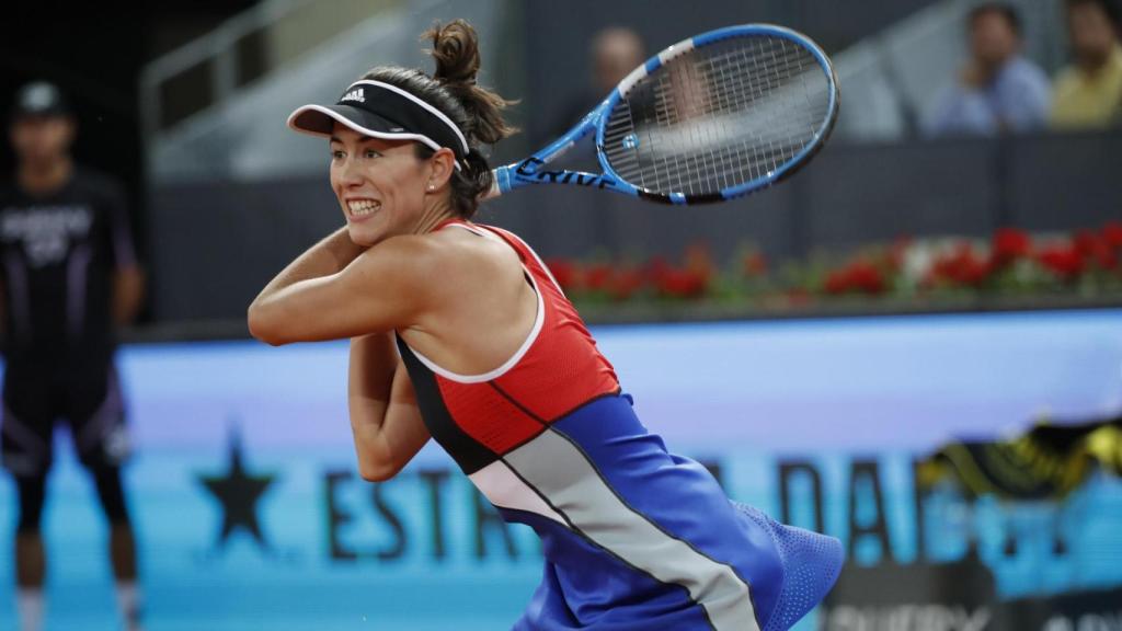 Garbiñe Muguruza en el Masters Series Madrid 2018.