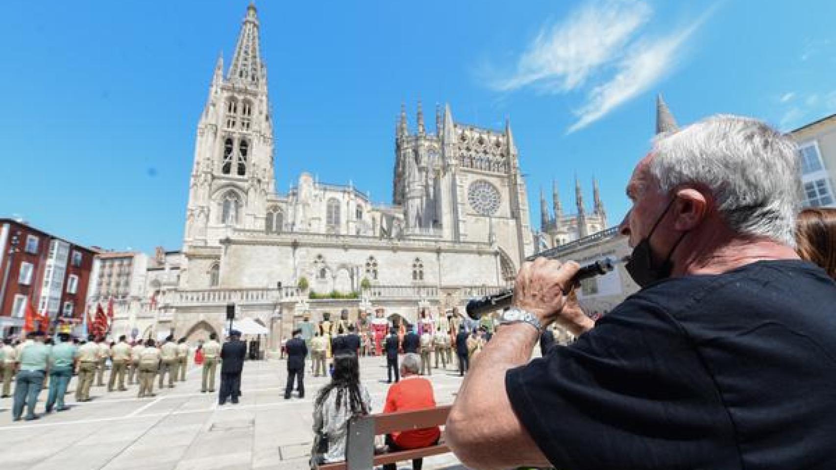 Un evento cerca de la Catedral de Burgos