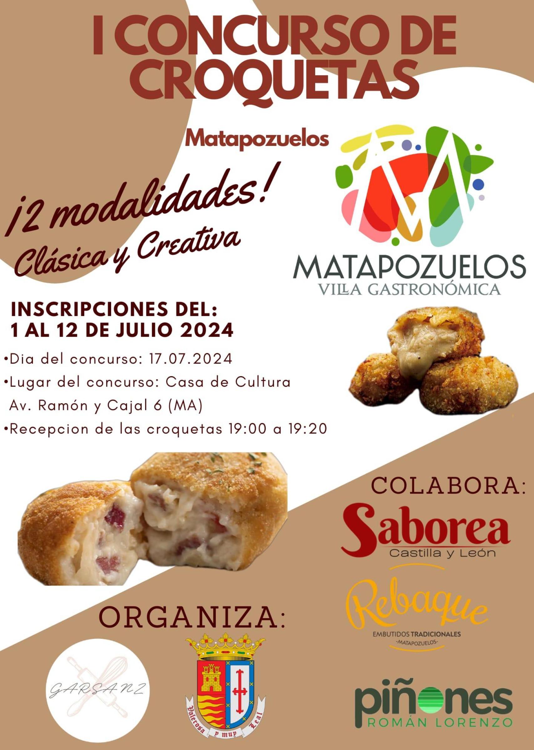 Cartel del Concurso de Croquetas en Matapozuelos