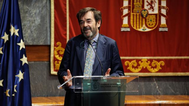 El presidente del Consejo General del Poder Judicial (CGPJ), Vicente Guilarte, interviene durante el acto de entrega de los XI Premios a la Calidad de la Justicia, en la sede del Consejo General del Poder Judicial (CGPJ), a 21 de junio de 2024, en Madrid.
