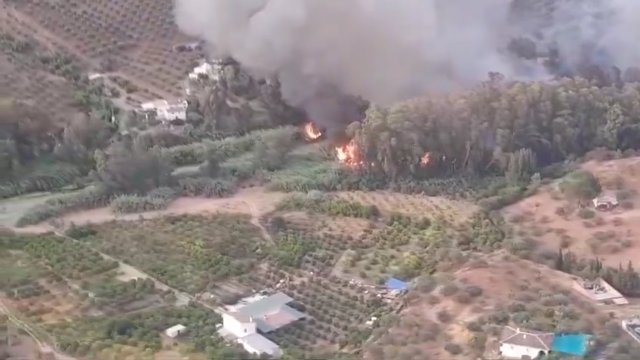 Vídeo del incendio declarado en Guaro.