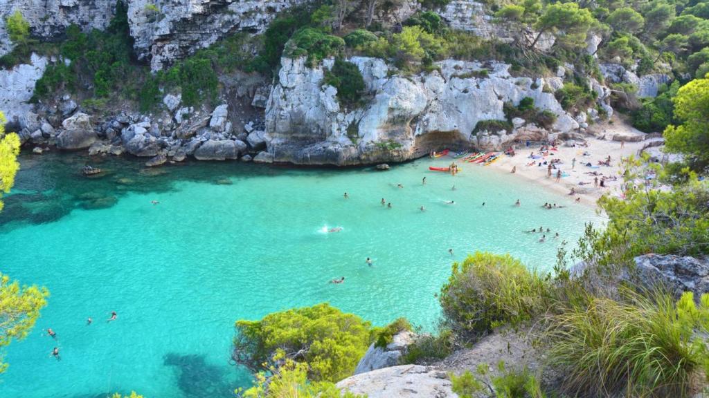 Playa Macarelleta, en Menorca.