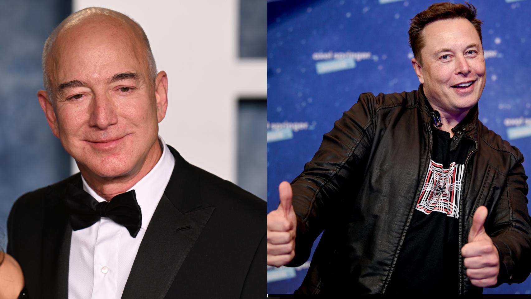 Elon Musk felicita a Jeff Bezos y a Blue Origin por su lanzamiento del cohete New Glenn