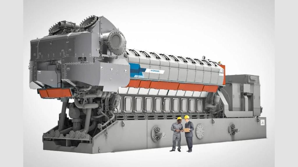 El motor de hidrógeno puro Wärtsilä 31H2