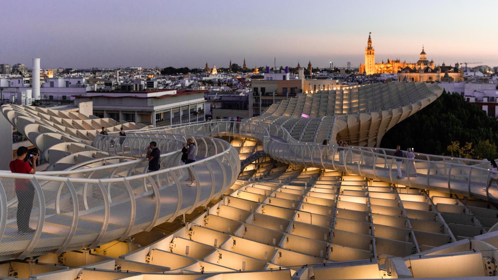 Vista de Sevilla desde las Setas.