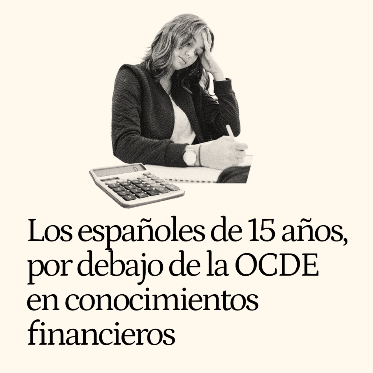 Informe PISA: los alumnos españoles de 15 años están por debajo de la OCDE en conocimientos financieros