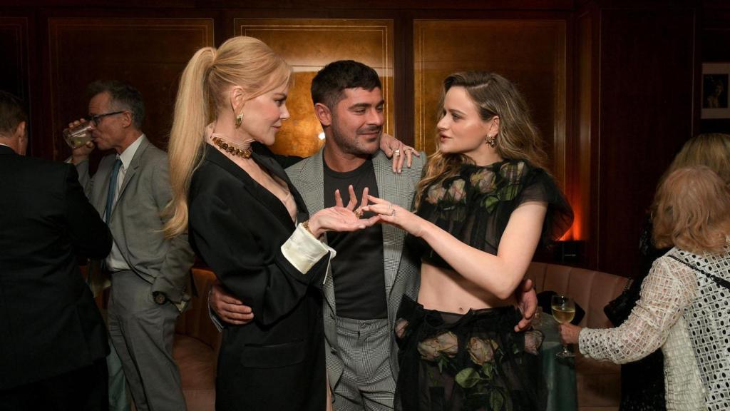 Nicole Kidman, Zac Efron y Joey King en la premiere