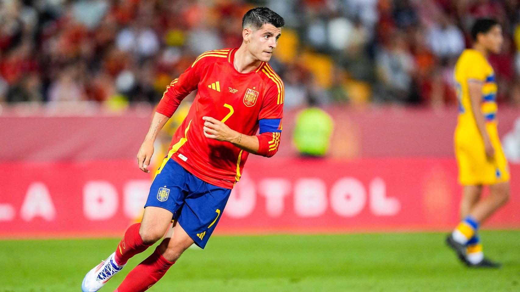 Álvaro Morata, capitán de la Selección Española