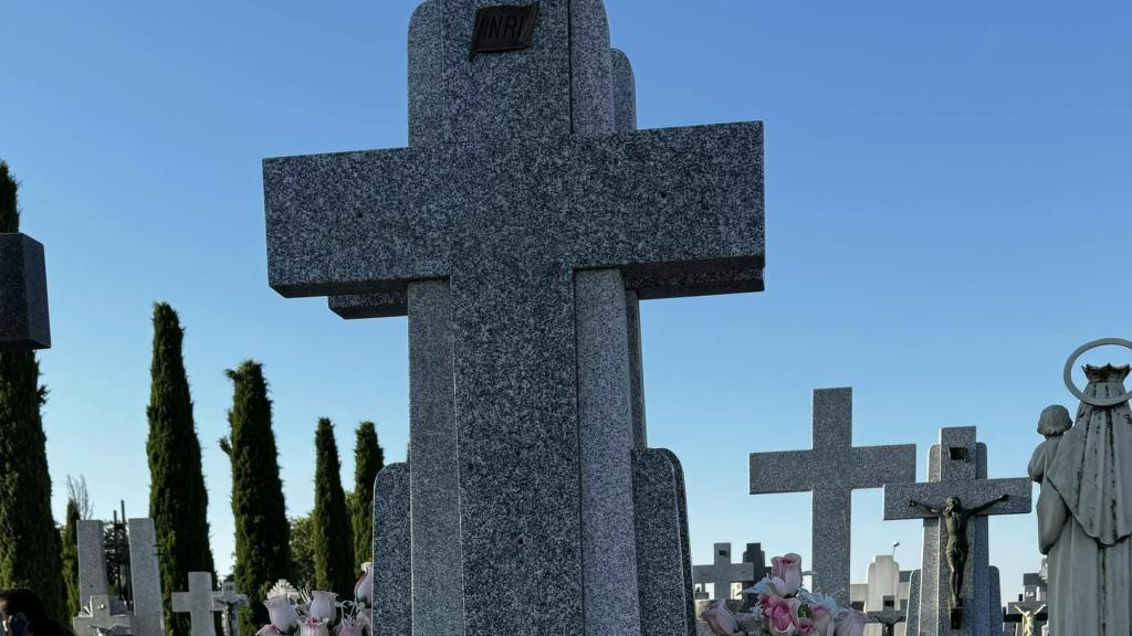 Robo en el cementerio de Noblejas (Toledo). Foto: Redes sociales de Ángel Antonio Luengo, teniente de alcalde del municipio.