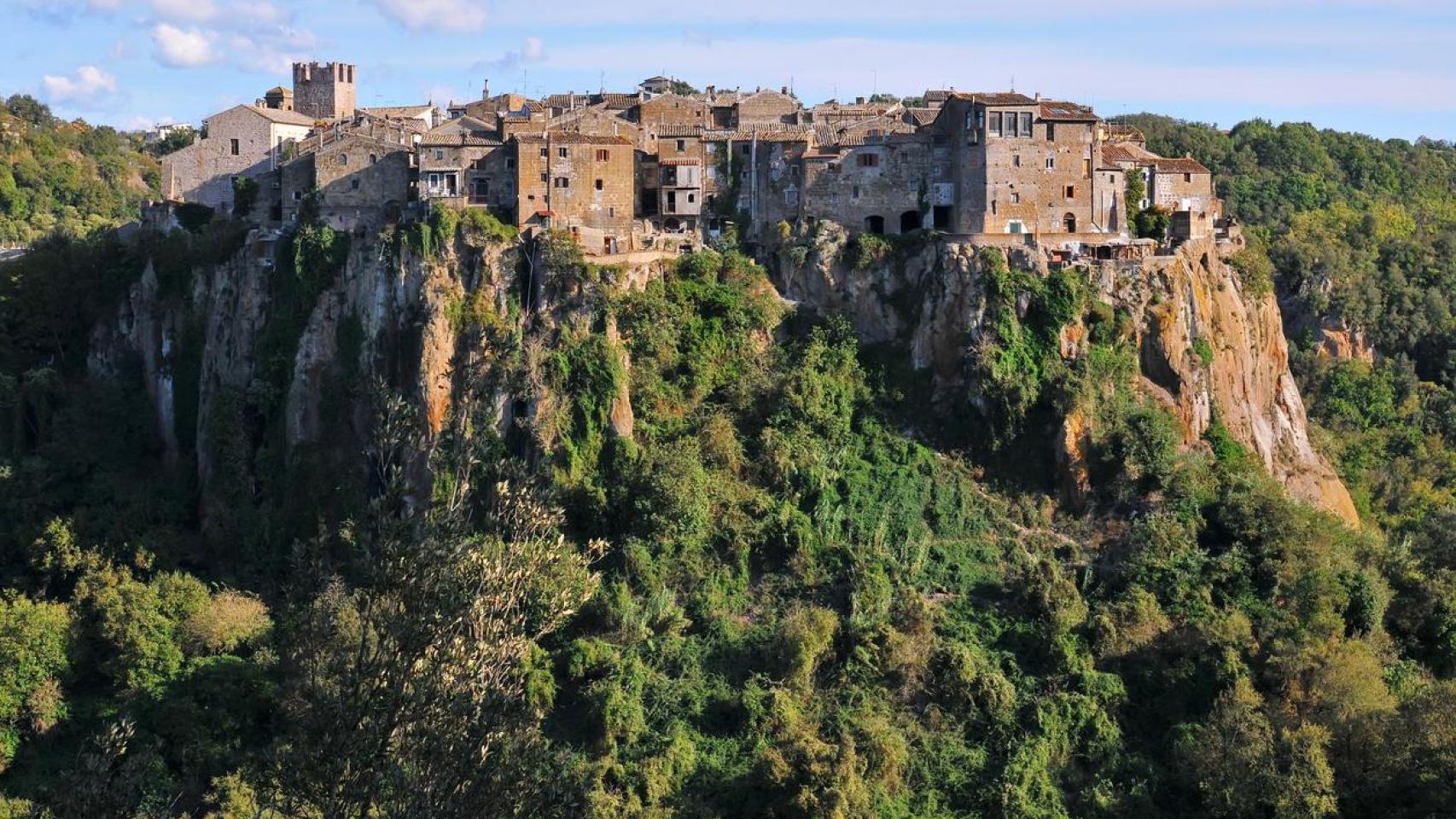 Fotografía de Calcata, Italia.