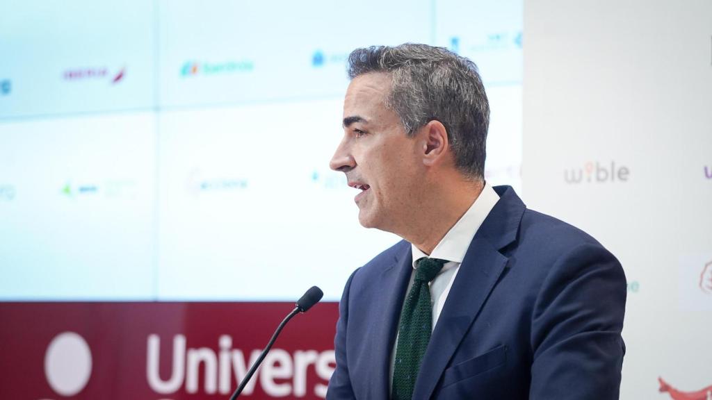 Iñaqui Carnicero Alonso-Colmenares, secretario general de Agenda Urbana, Vivienda y Arquitectura, durante su intervención en el V Simposio del Observatorio de la Movilidad y las Ciudades.