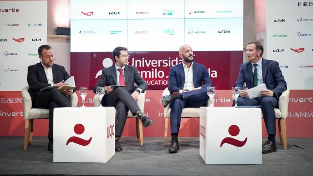Imagen de la mesa redonda 'Resultado de la liberalización del transporte ferroviario y el rol de la digitalización en el proceso', en la segunda jornada del V Simposio del Observatorio de la Movilidad y las Ciudades.