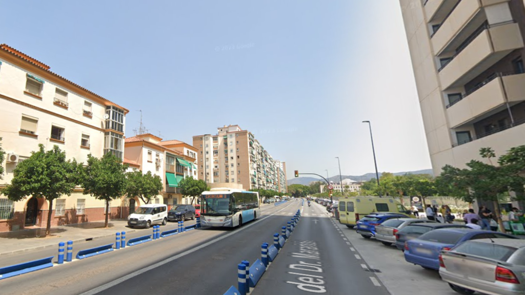 Avenida donde han tenido lugar los hechos, en Málaga capital.