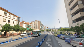 Avenida donde han tenido lugar los hechos, en Málaga capital.